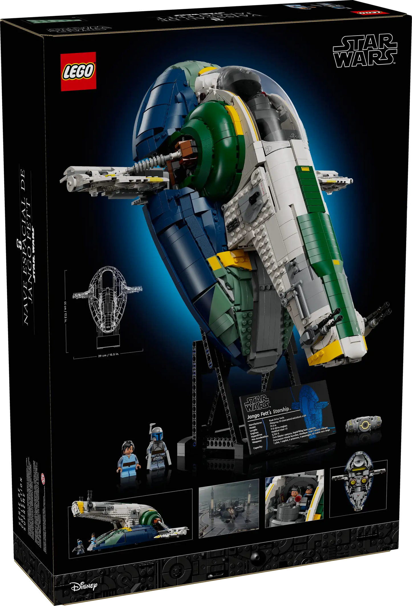 LEGO Jango Fetts Firespray-class ruimteschip - 75362