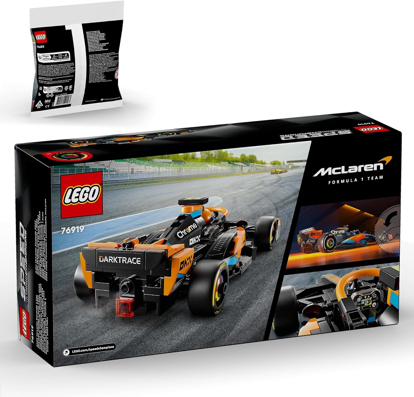 LEGO McLaren F1 Set of 2 76919 & 30683 (Speed Champions 2023)