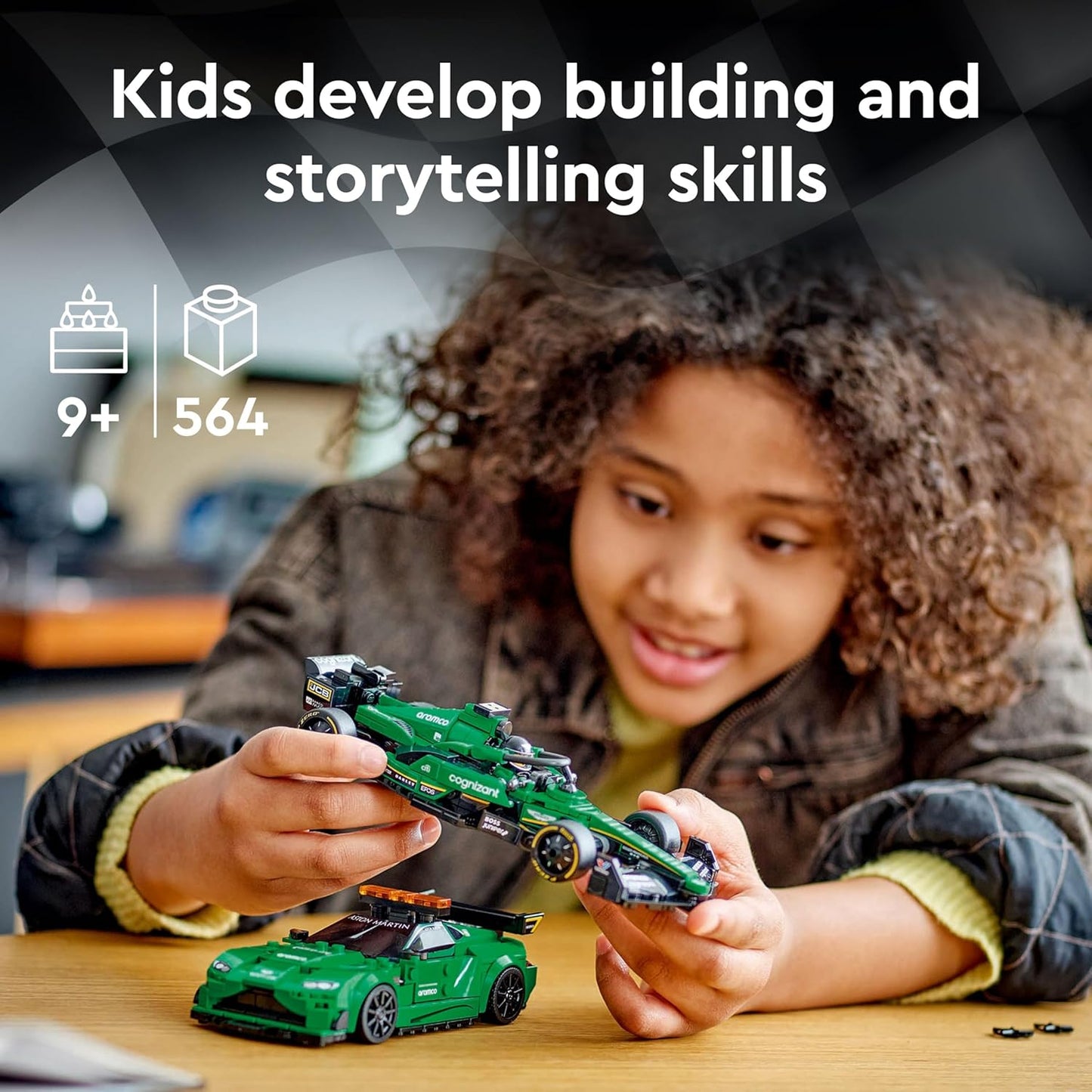 LEGO 76925 - Speed Champions Aston Martin Safety Car and AMR23 - 76925