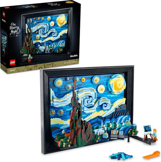LEGO Ideas Vincent van Gogh - De sterrennacht Decoratie Set voor Volwassenen - 21333