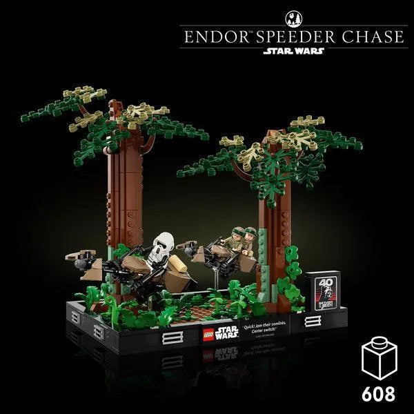 LEGO Endor Speeder Bike Chase Diorama 75353 StarWars