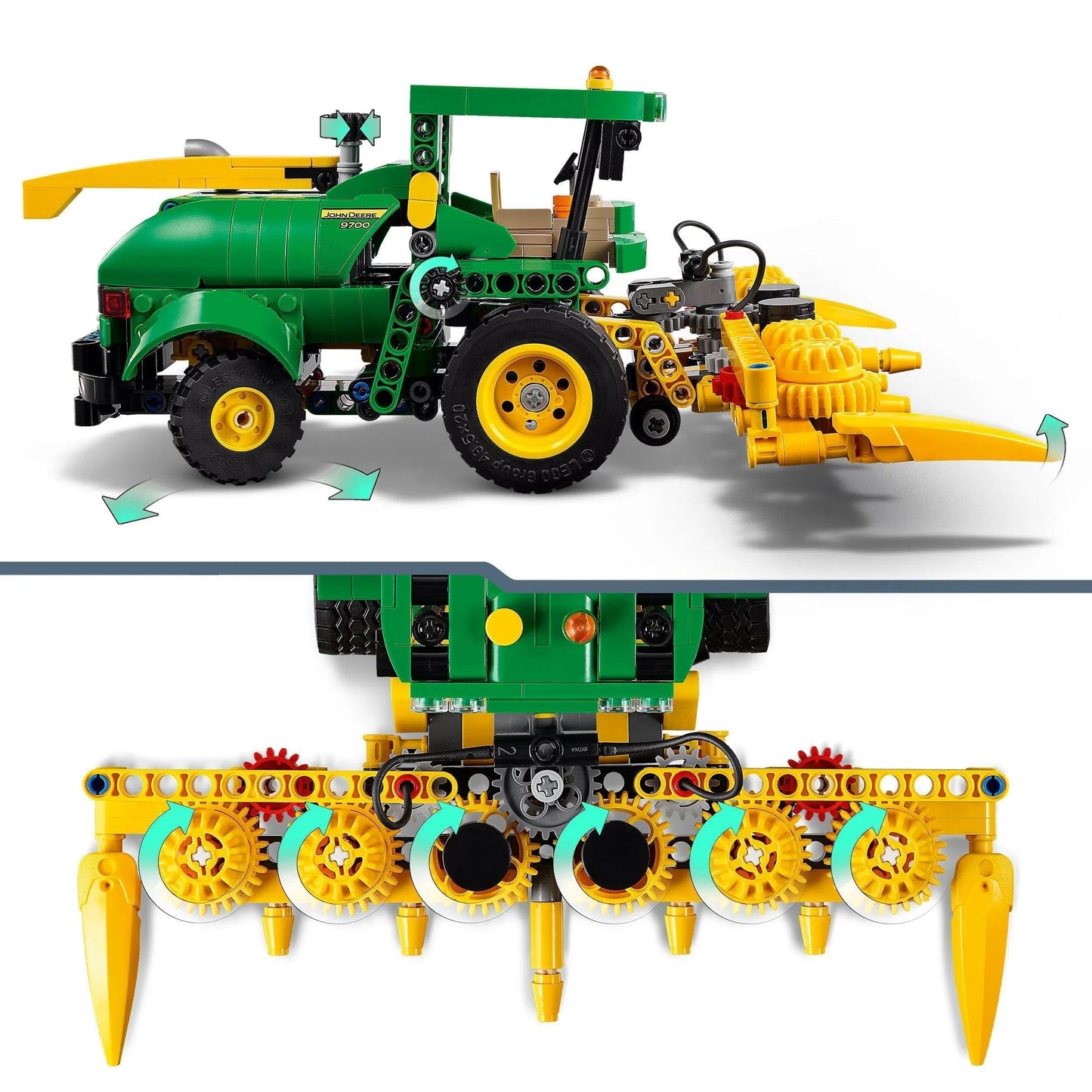 LEGO John Deere 9700 Maïshakselaar 42168 Technic