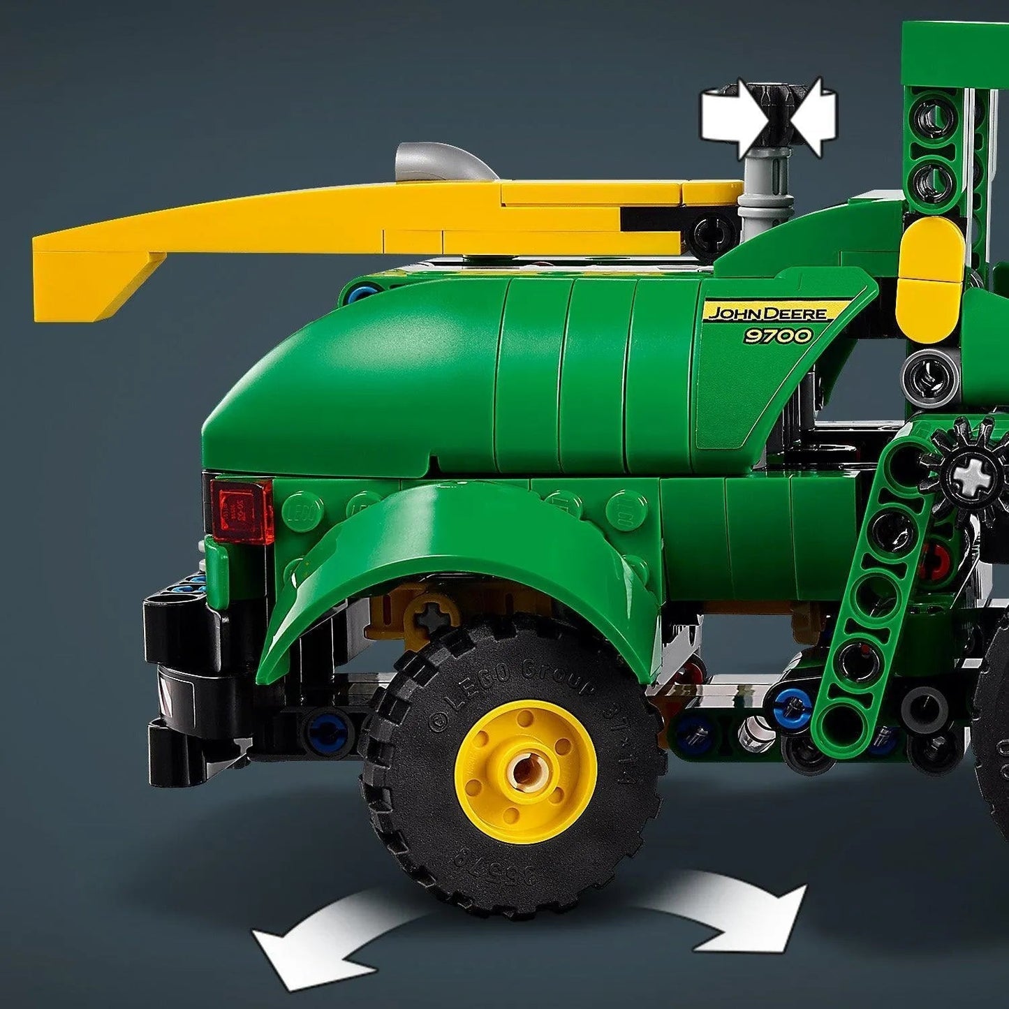 LEGO John Deere 9700 Maïshakselaar 42168 Technic