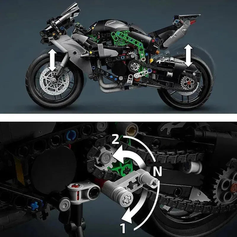 LEGO Kawasaki Ninja H2R motor 42170 Technic