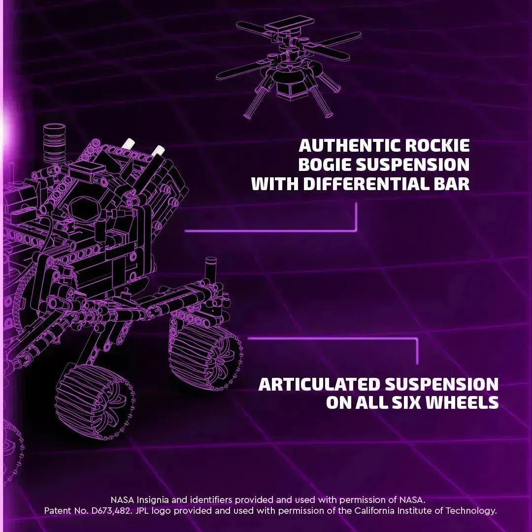 LEGO NASA Rover Perseverence Mars voertuig 42158 Technic