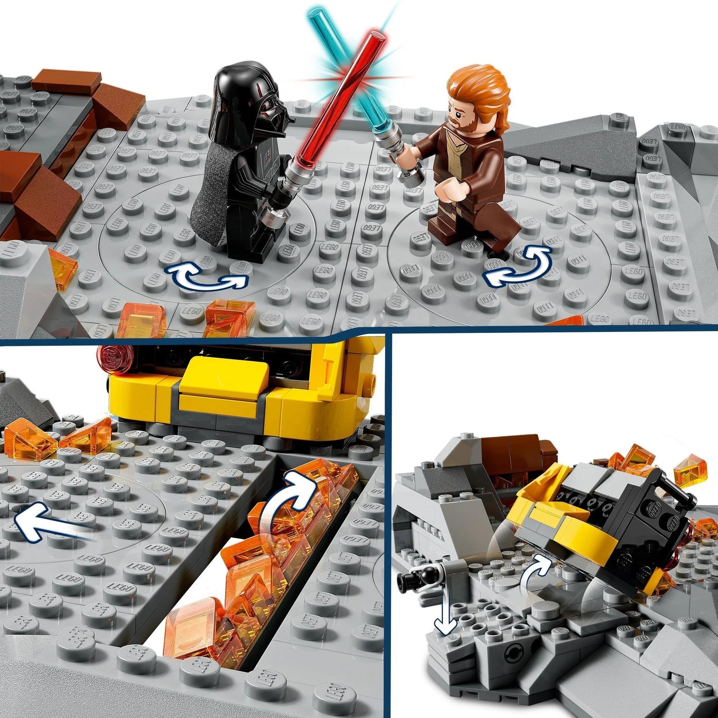 LEGO Obi-Wan Kenobi versus Darth Vader 75334 StarWars