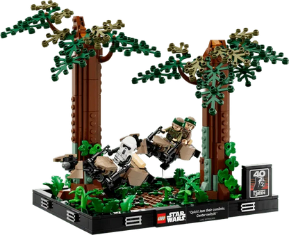 LEGO Endor Speeder Bike Chase Diorama 75353 StarWars