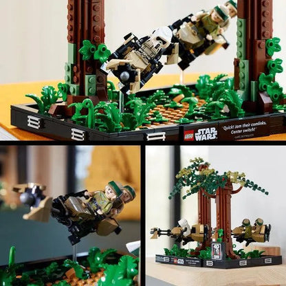 LEGO Endor Speeder Bike Chase Diorama 75353 StarWars