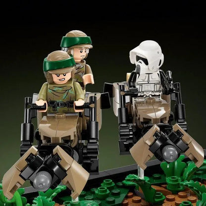 LEGO Endor Speeder Bike Chase Diorama 75353 StarWars