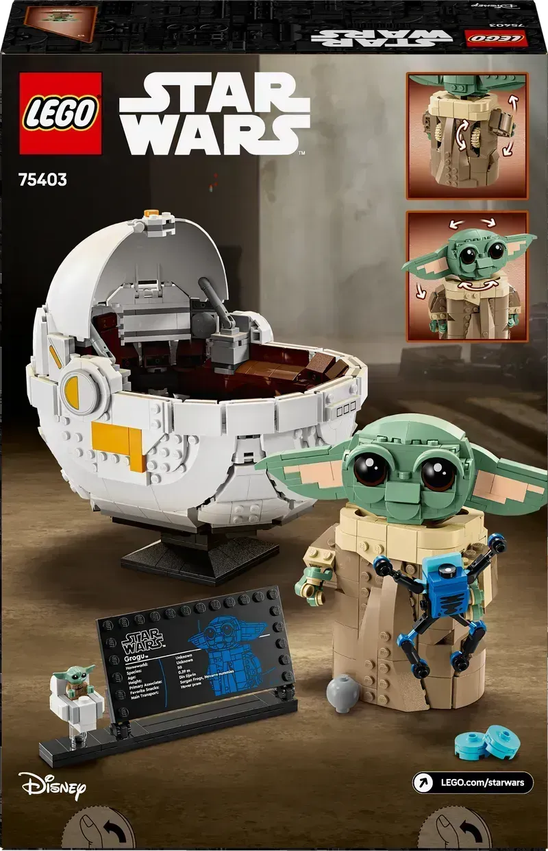 LEGO Grogu met zweefkinderwagen 75403 StarWars
