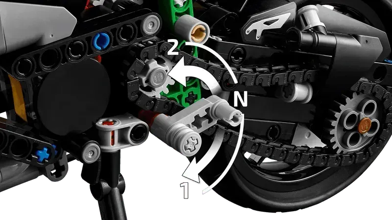 LEGO Kawasaki Ninja H2R motor 42170 Technic