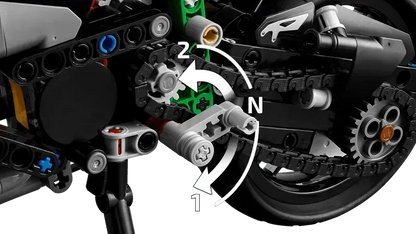 LEGO Kawasaki Ninja H2R motor 42170 Technic