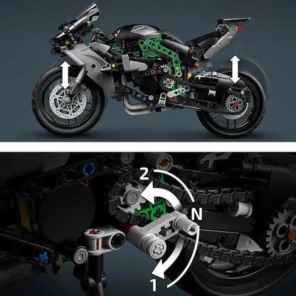 LEGO Kawasaki Ninja H2R motor 42170 Technic