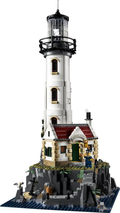 LEGO Ideas Gemotoriseerde vuurtoren met Lichtjes, Modelbouwset voor Volwassenen - 21335